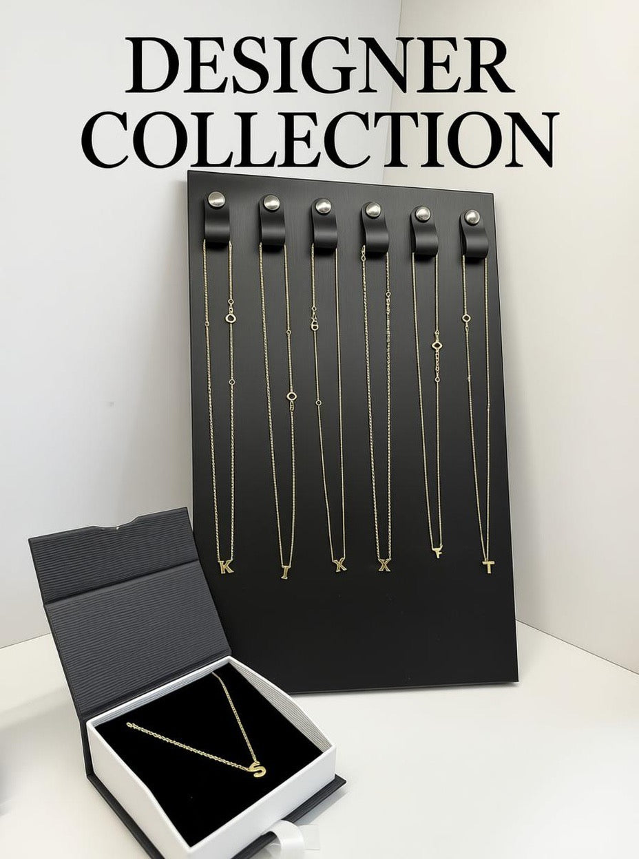 Collar con Inicial Personalizada en Oro 10K